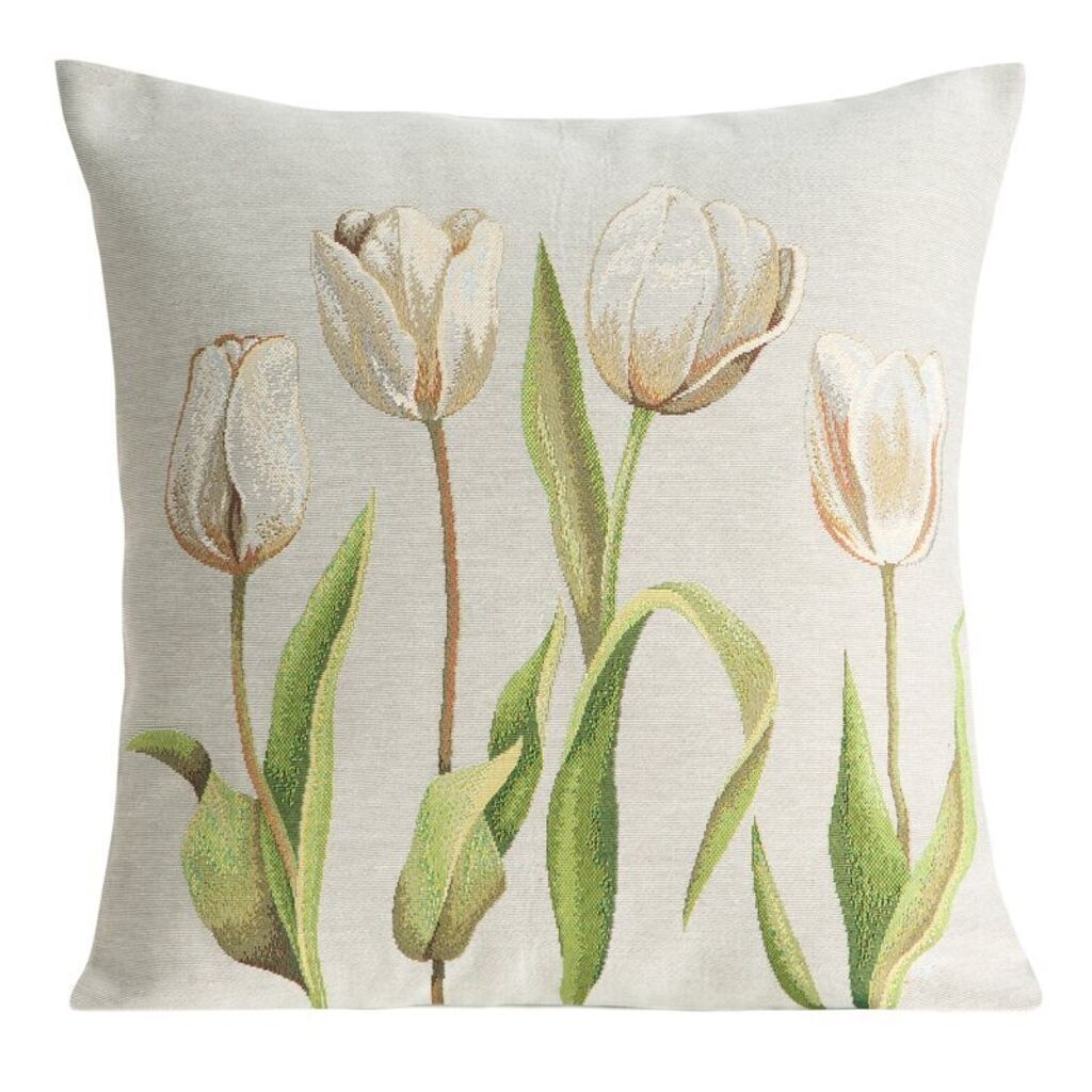 

Чехол на подушку Gobelin 4041 светло-серый черный серый 45x45 -5% Eurofirany