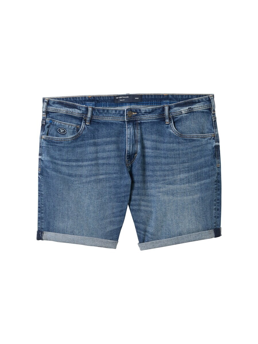 

Джинсовые шорты TOM TAILOR Men + Regular Jeans, синий деним