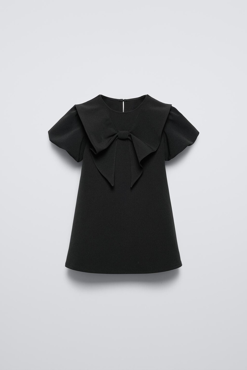 

Платье с галстуком ZARA, черный