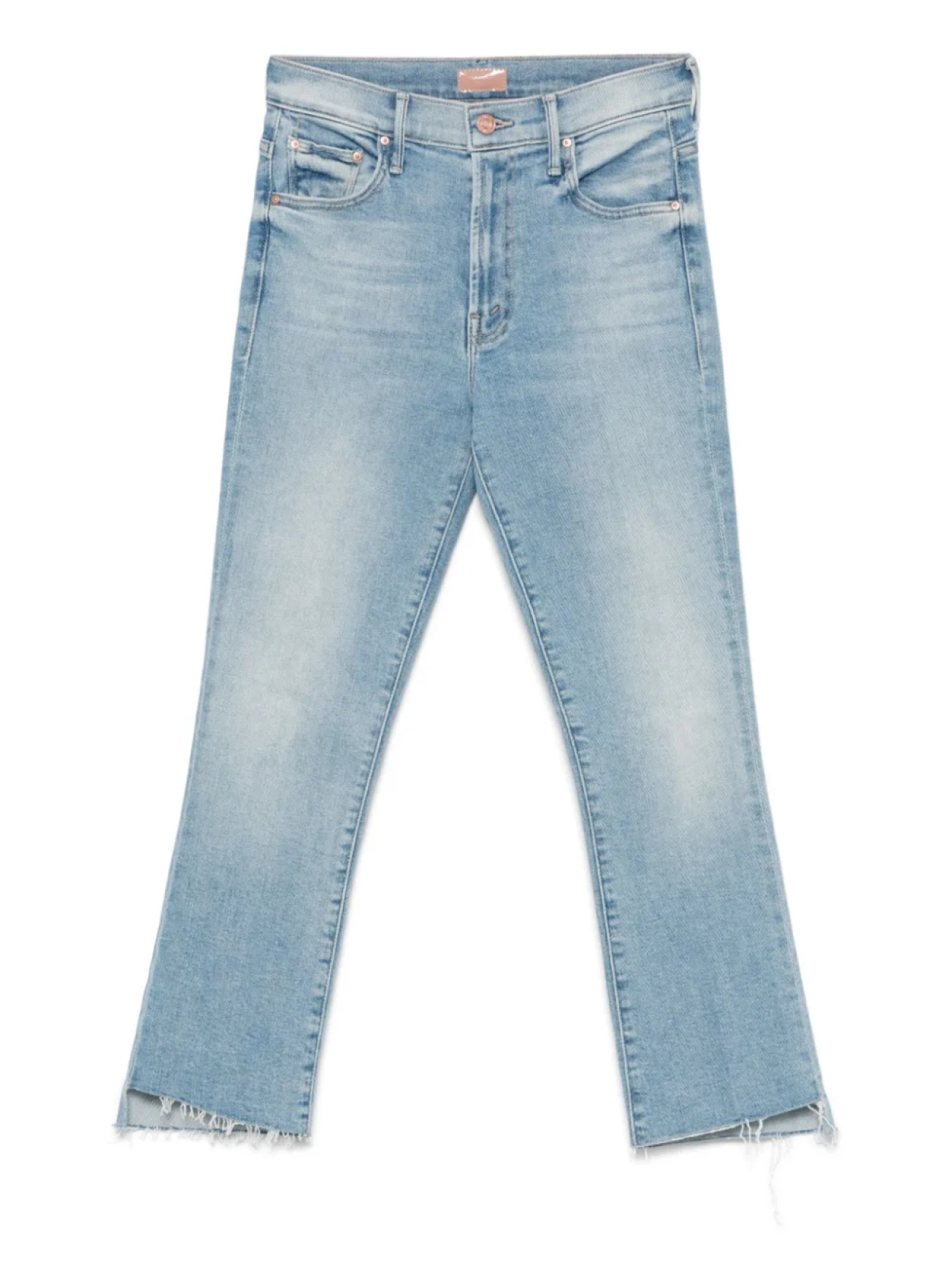 

Джинсы The Insider Crop Step Fray MOTHER, синий