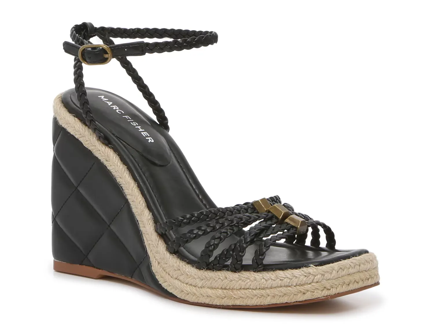 

Сандалии Henya Wedge Sandals Marc Fisher, черный