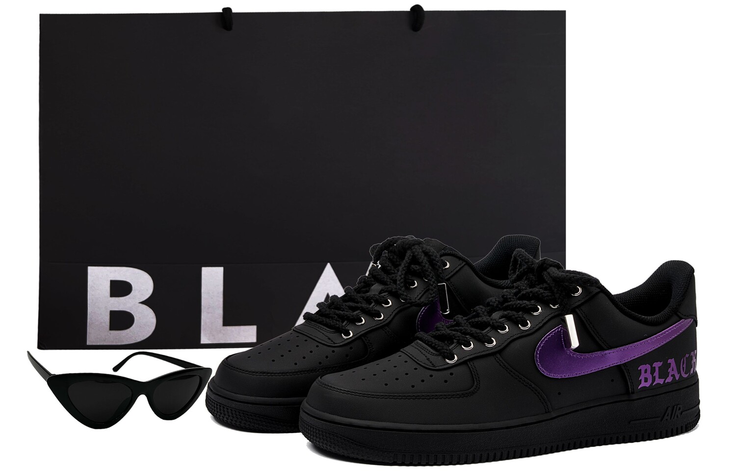 

Обувь для скейтбординга Nike Air Force 1 унисекс, Black