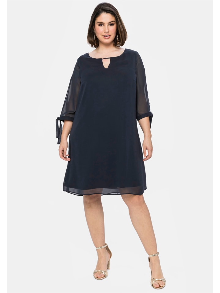 

Платье sheego, темно-синий