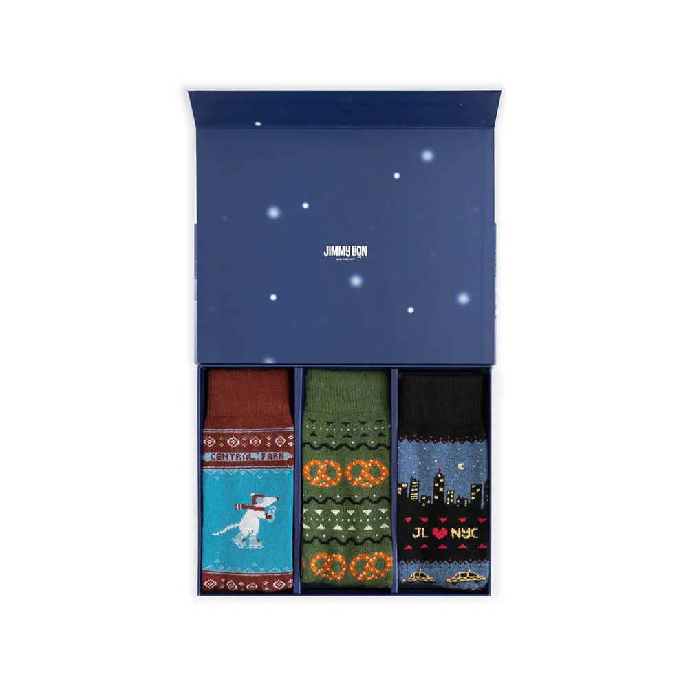 

Носки Jimmy Lion Winter In The City crew 3 pairs, разноцветный