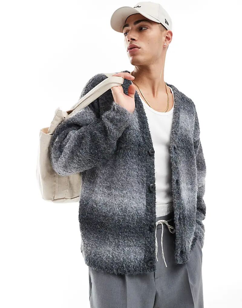 

Вязаный кардиган свободного кроя Cotton On в цвете «полночный омбре» Cotton:On
