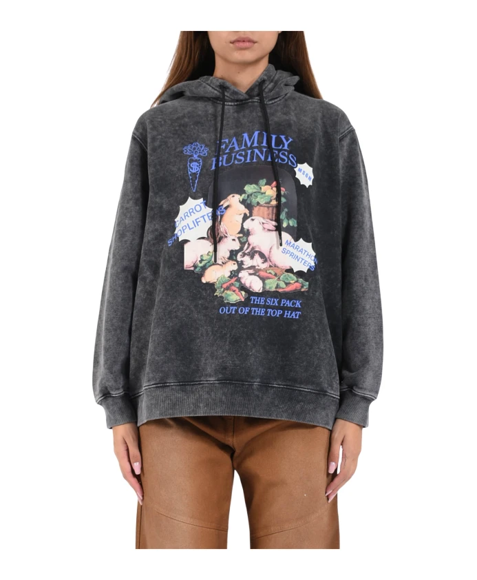 

Хлопковая толстовка для семейного бизнеса Msgm, черный