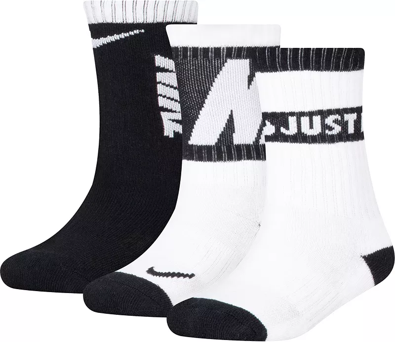 

Носки Nike для малышей — 3 шт, черный