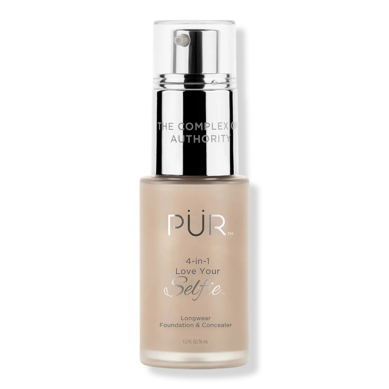 

Тональный крем и консилер 4-в-1 Love Your Selfie Longwear Foundation & Concealer PÜR, MN5 Almond (medium with neutral undertones)