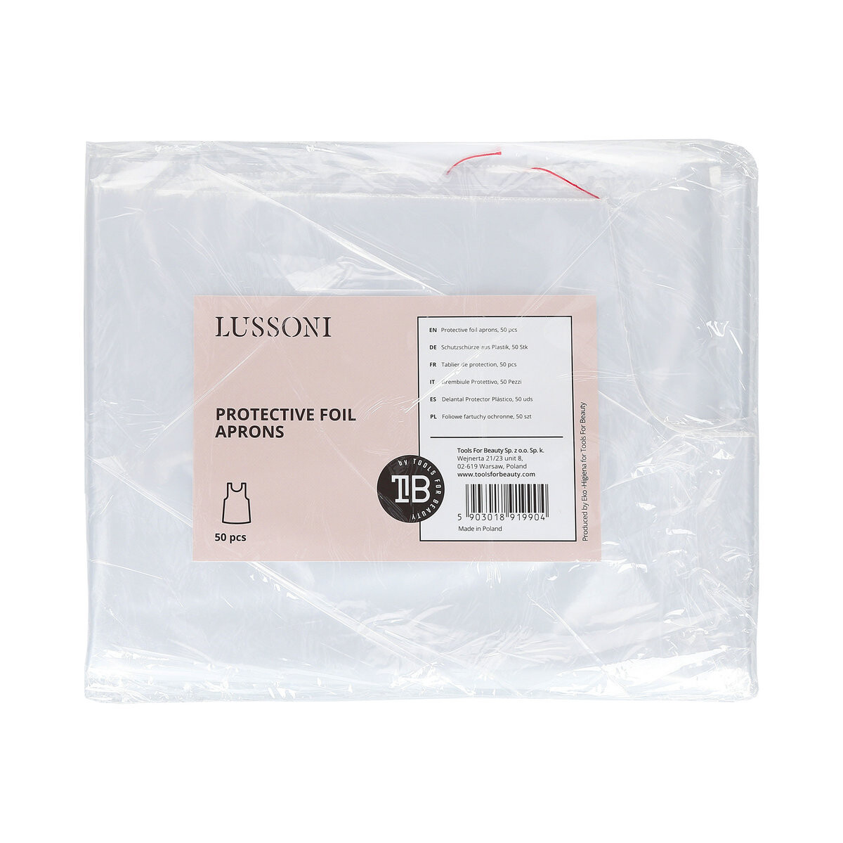

LUSSONI by Tools For Beauty, Защитные фартуки из фольги, 50 шт