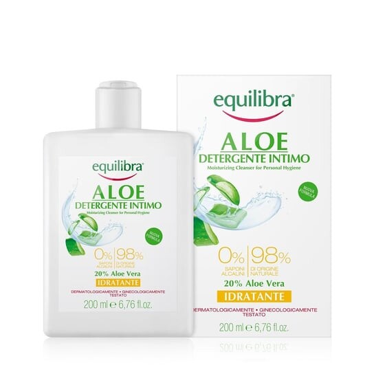 

Увлажняющий гель для интимной гигиены, 200 мл Equilibra, Aloe Natural Protection, Equalibra