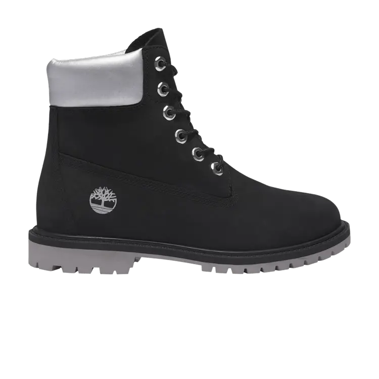 Ботинки Timberland Wmns Premium 6 Inch, черный / серебряный