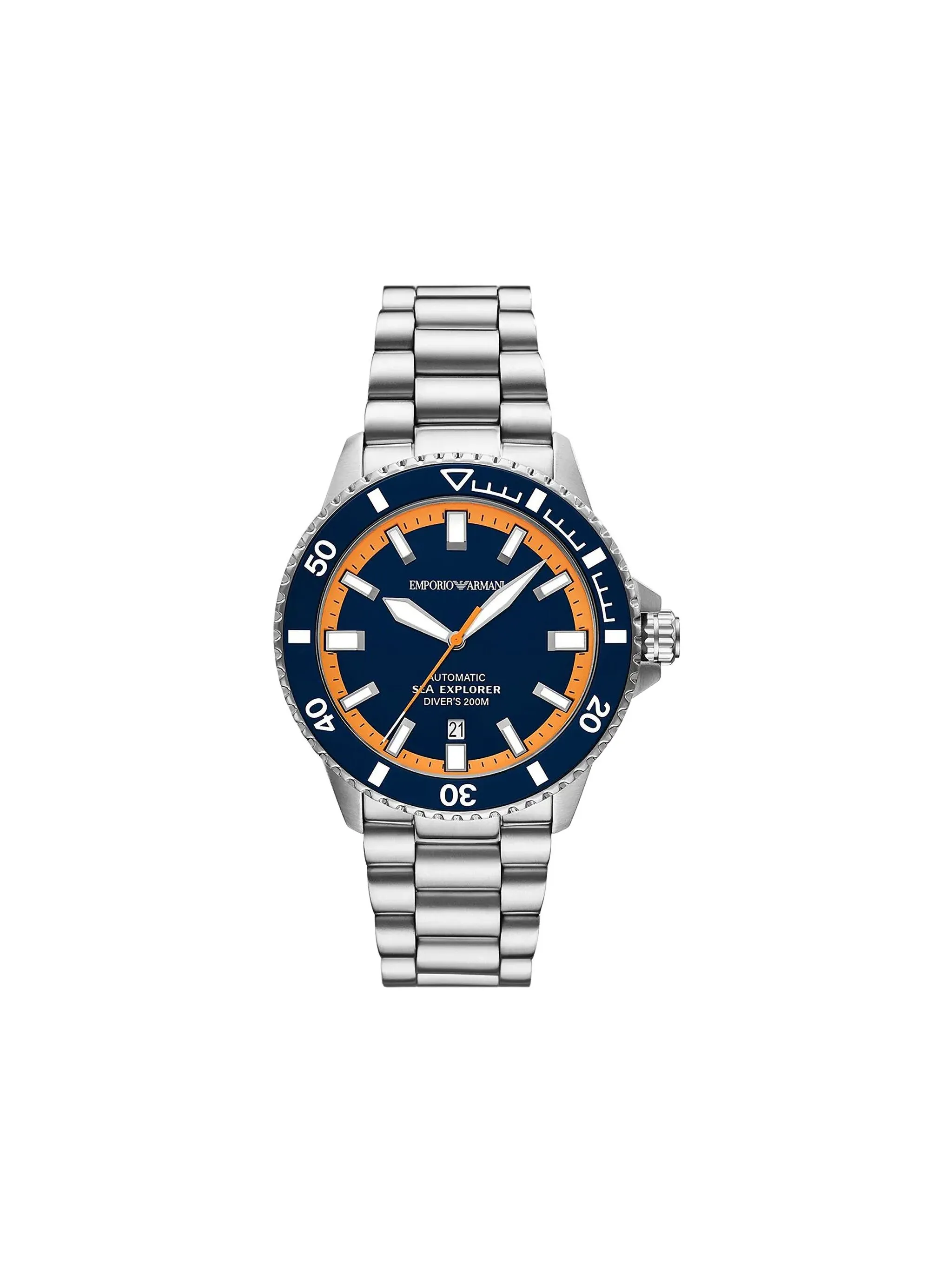 

Наручные часы Sea Explorer 44 мм Emporio Armani, синий
