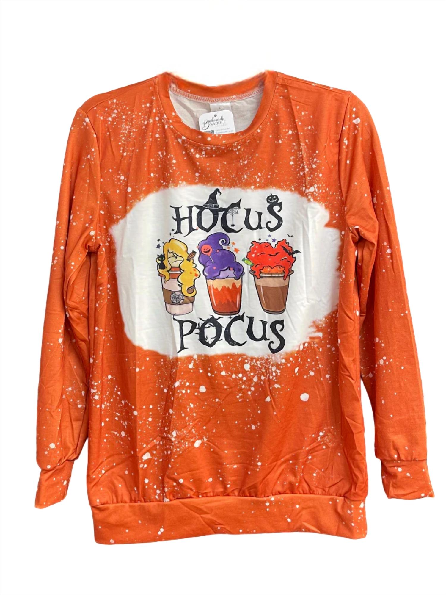 

Женский топ Sanderson Sisters Hocus Pocus в оранжевом цвете KIDSCHARM