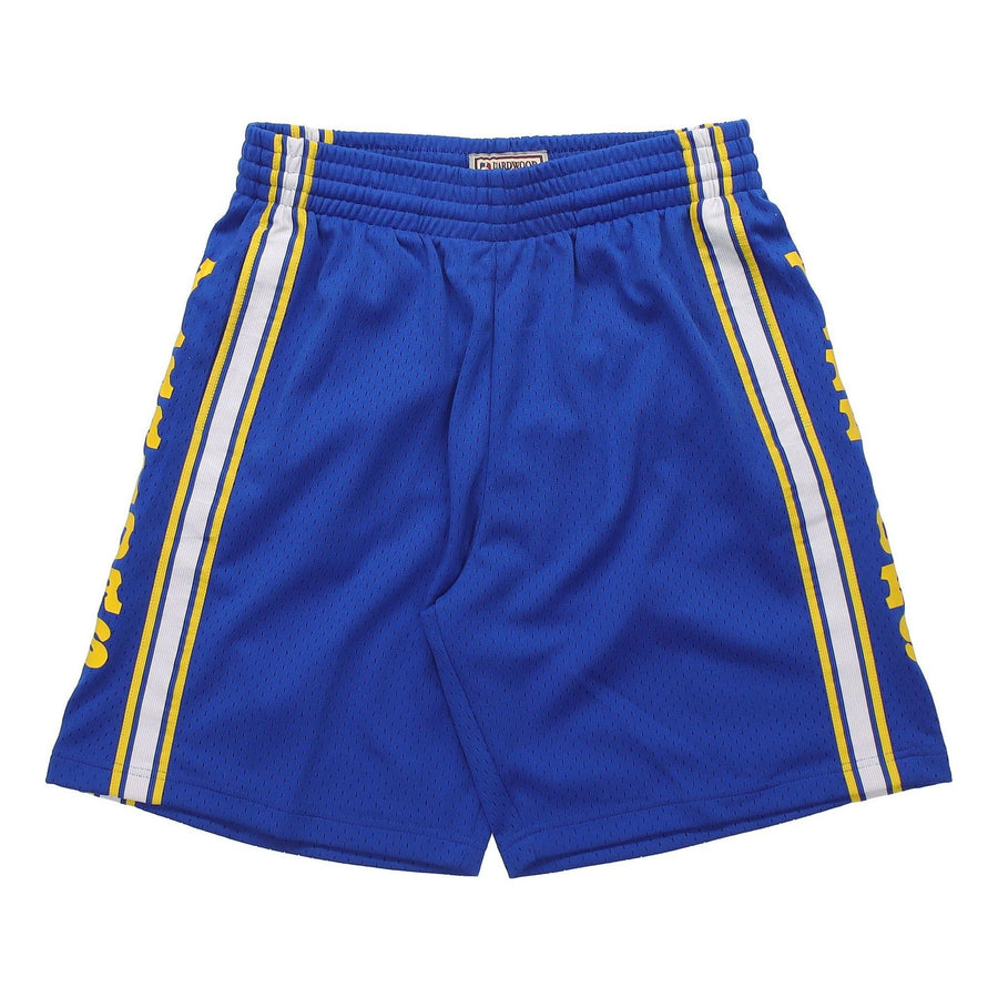 

Спортивные шорты Mitchell & Ness NBA Swingman Shorts Golden State Warriors Road 1981-82 'Blue Yellow', синий