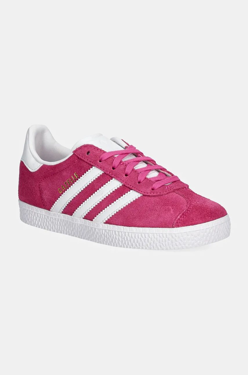 

Детские замшевые кроссовки adidas Originals GAZELLE C, розовый