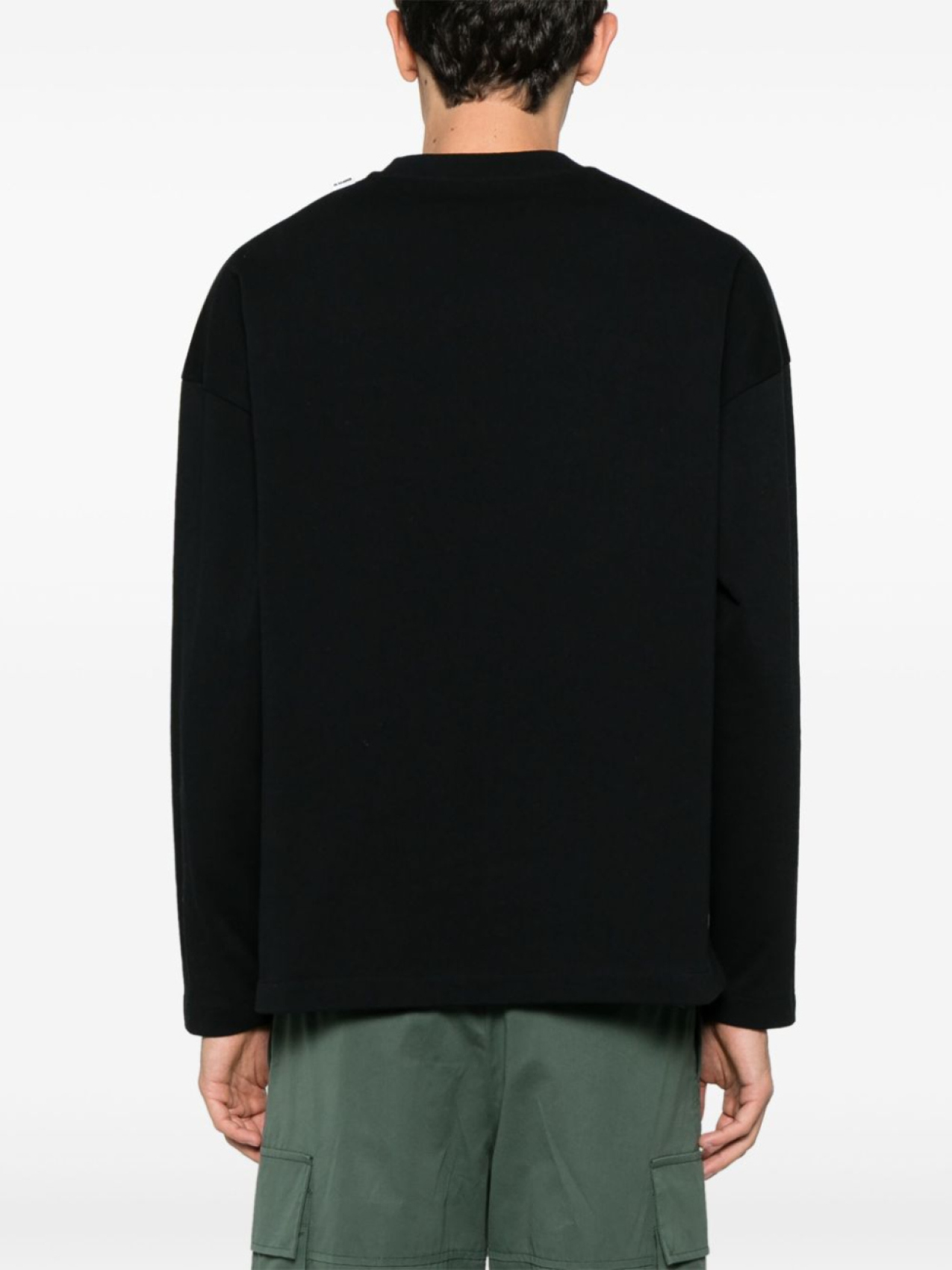 Jil Sander футболка с круглым вырезом, черный — фото 4