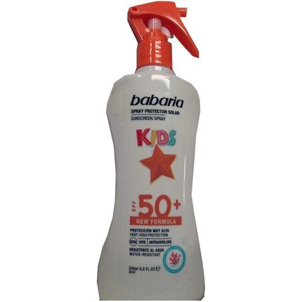 

BABARIA Unisex Kids Spray SPF50+ Испаритель 200 мл - черный