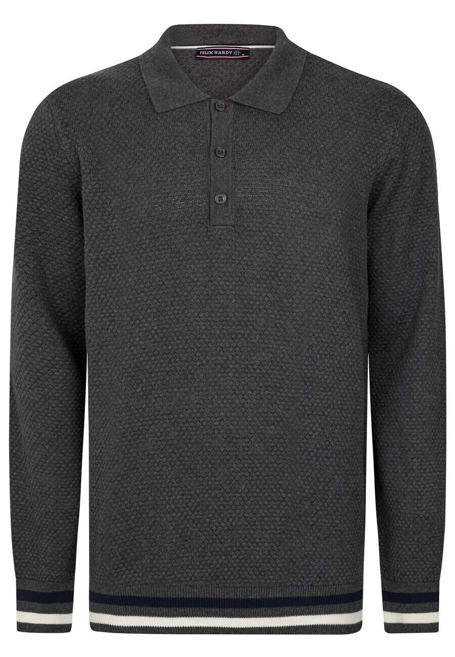

Свитер с v-образным вырезом Felix Hardy Sweater, антрацит
