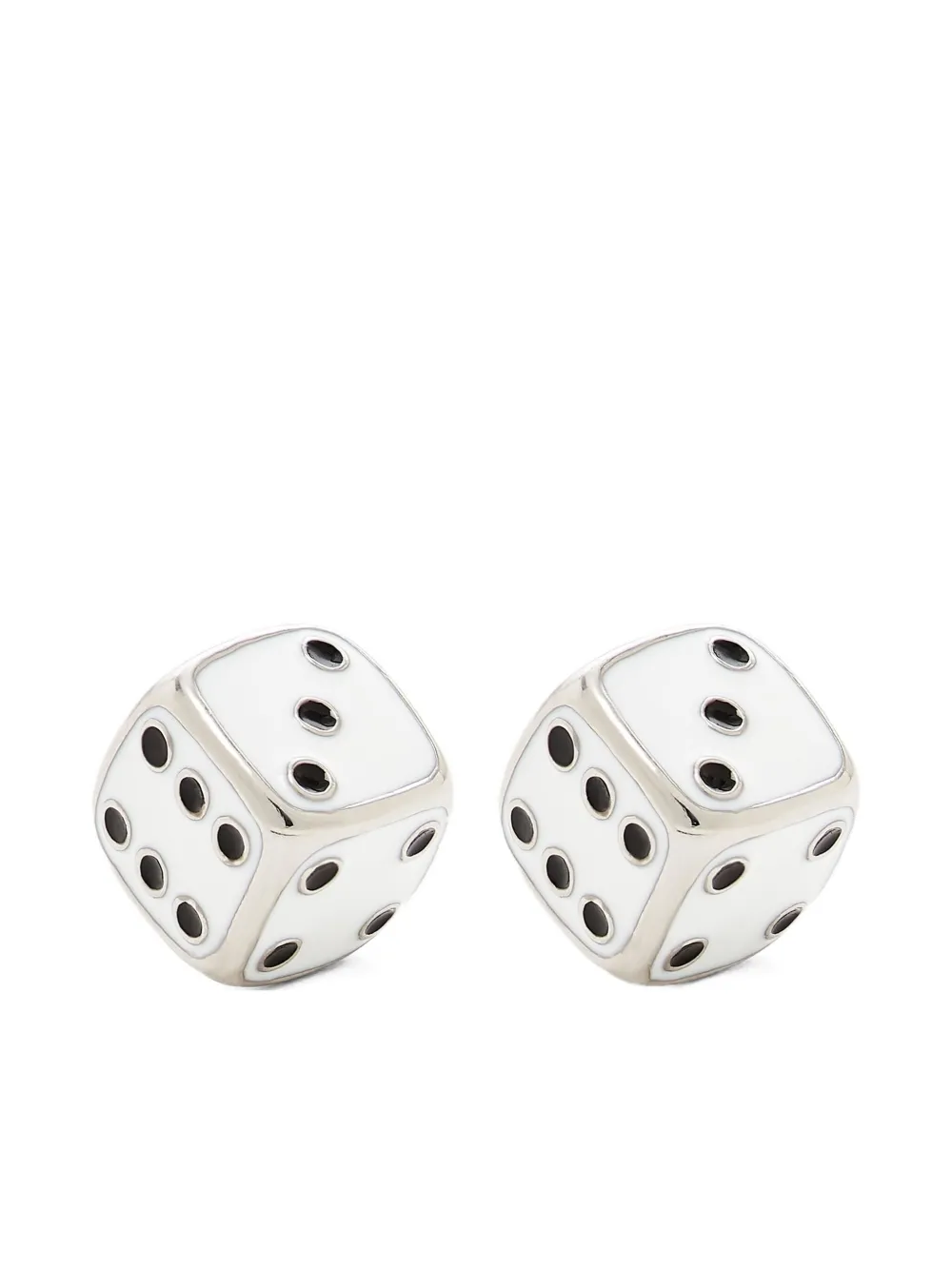 

Серьги Dice из коллаборации с Derrick Adams MARC JACOBS, серебряный