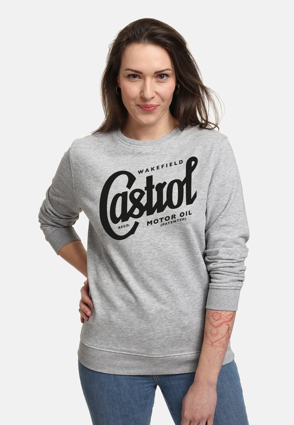 

Толстовка CLASSIC LOGO WAKEFIELD SCRIPT Henry Tiger, серый