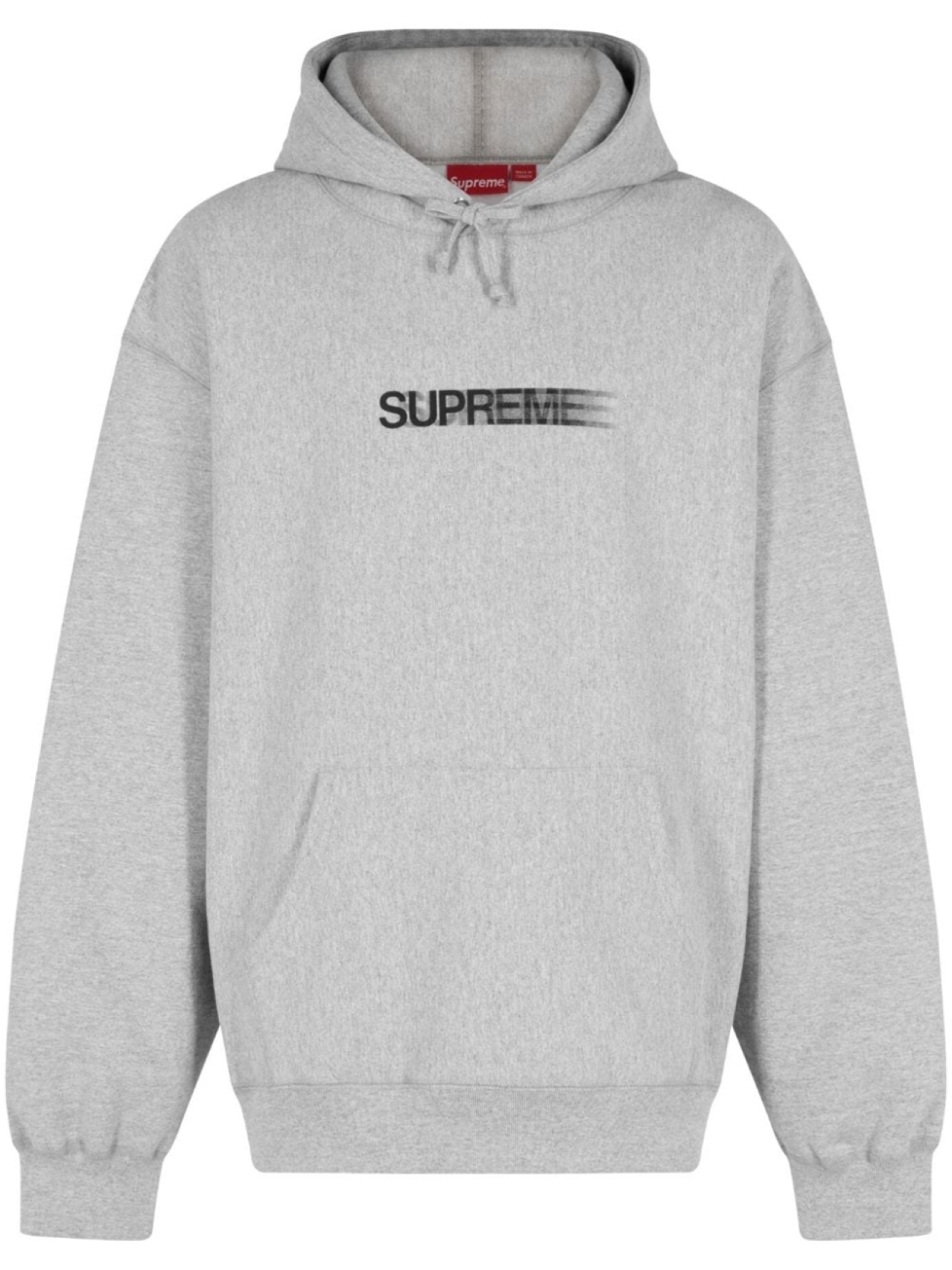 

Supreme толстовка с капюшоном Motion Logo, серый