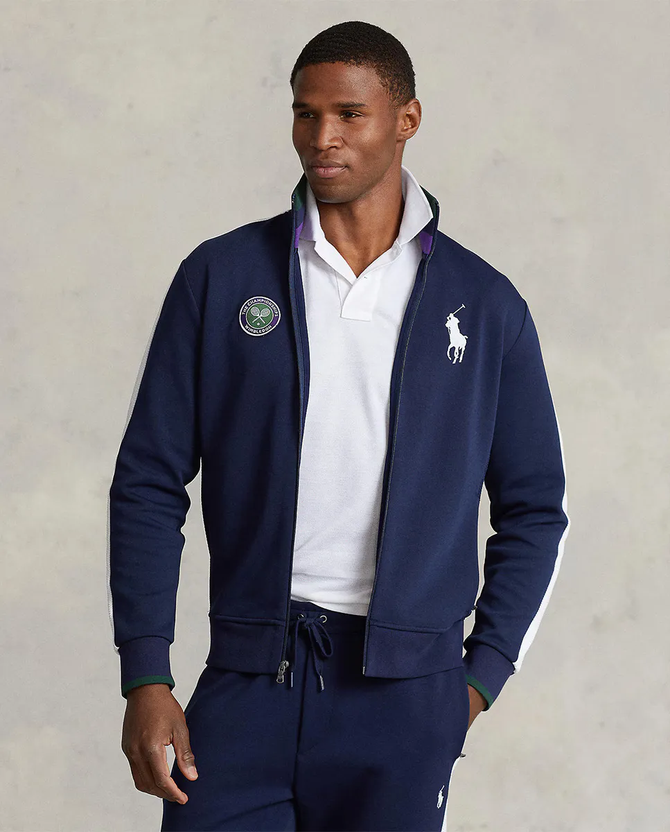 

Мужская куртка Wimbledon с двойным пике Polo Ralph Lauren, темно-синий