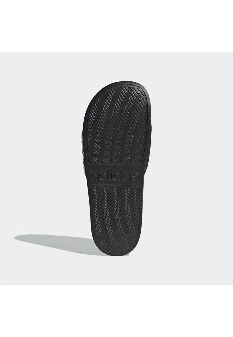 Шлепанцы для душа, модель Adilette, Adidas, белый/черный — фото 3