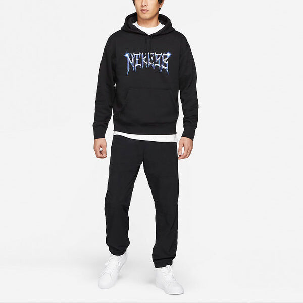 Толстовка Nike SB Skateboard Casual Sports Fleece Loose Long Sleeves Black, мультиколор — фото 3