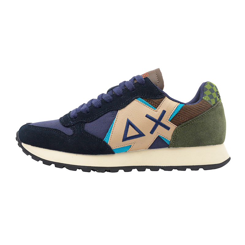 

Низкие повседневные туфли с амортизацией, увеличивающие рост, для мужчин SUN68, Z44117-07 Dark Blue