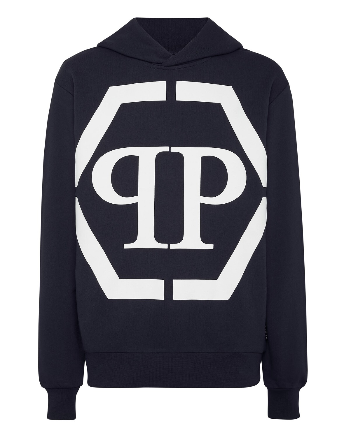 

Толстовка с капюшоном Шестиугольник Philipp Plein, цвет Blue Navy/White