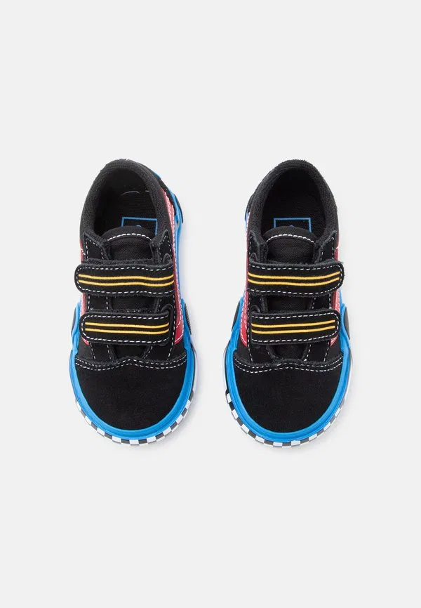 Кроссовки в стиле «олдскул» Vans, Black/Blue — фото 4