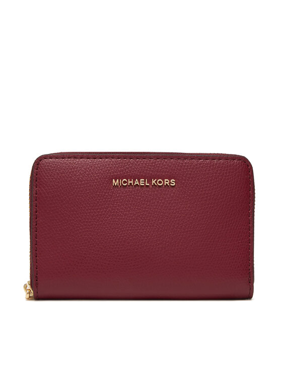

Маленький женский кошелек Jet Set Small Leather 32F4GJ6D0L Michael Michael Kors, красный