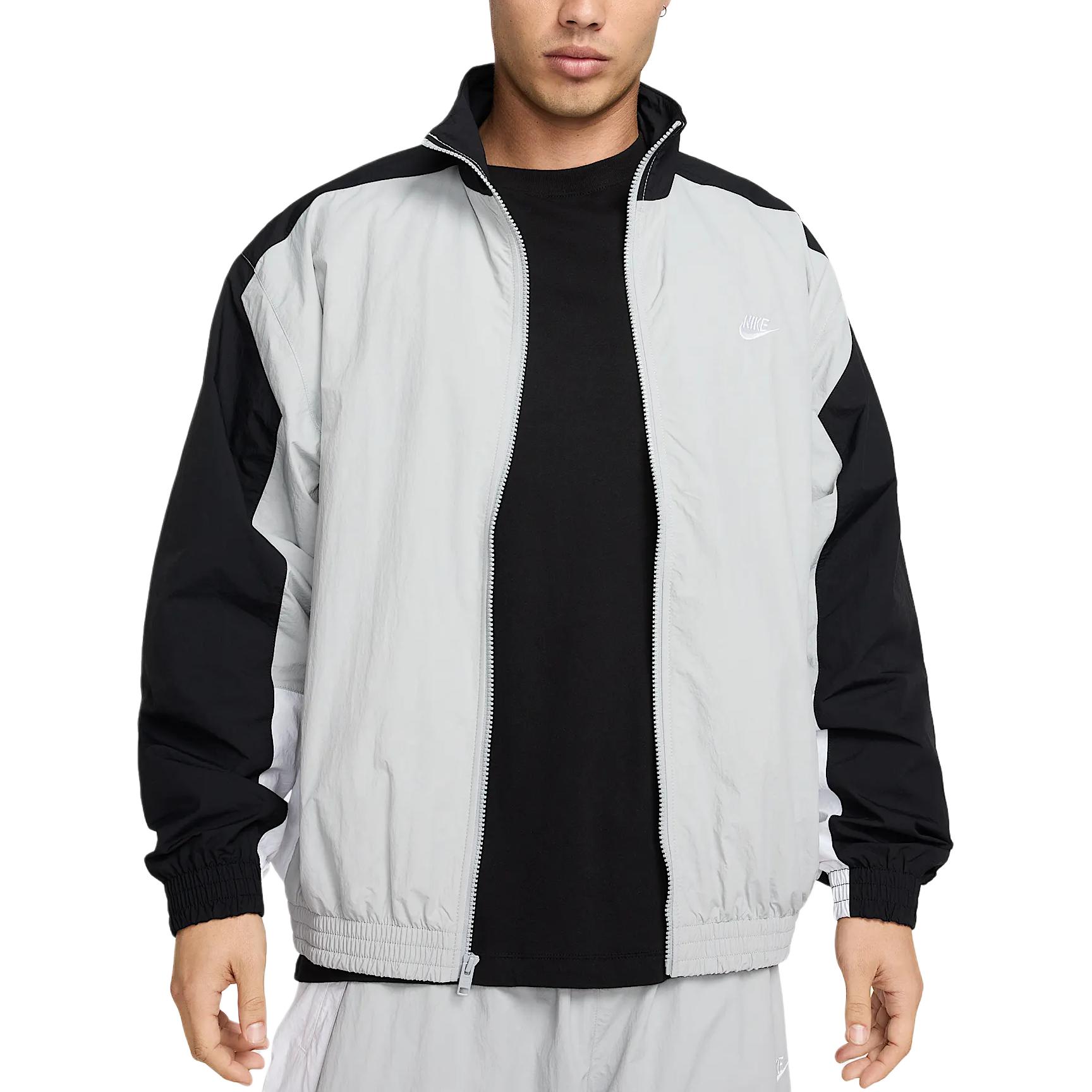 Nike Мужская оверсайз тканая куртка для спорта, Gray — фото 2