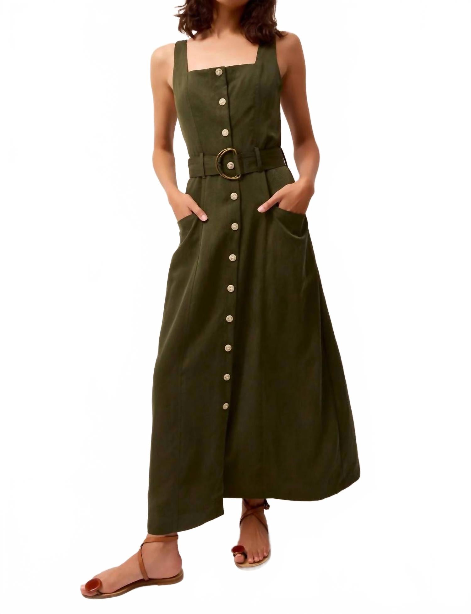 

Платье макси Whitner цвета розина Marie Oliver, Rosin