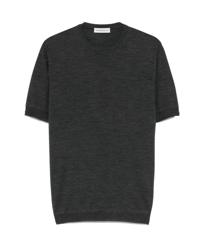 

Футболка с круглым вырезом и растительным рисунком Goes Botanical, серый