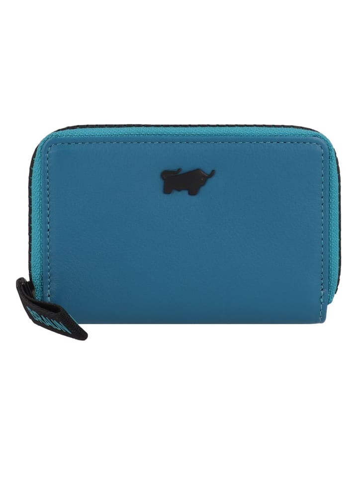 

Кошелек Braun Büffel Capri Geldbörse RFID Schutz Leder 11 cm, цвет ocean