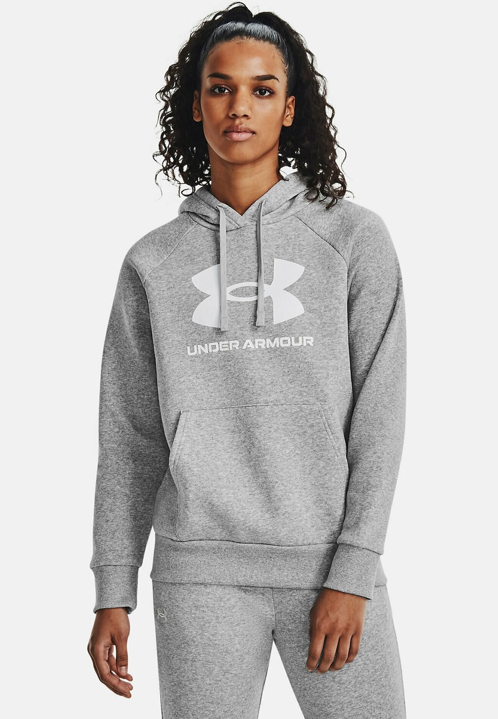 

Толстовка RIVAL BIG LOGO Under Armour, цвет mod gray light heather