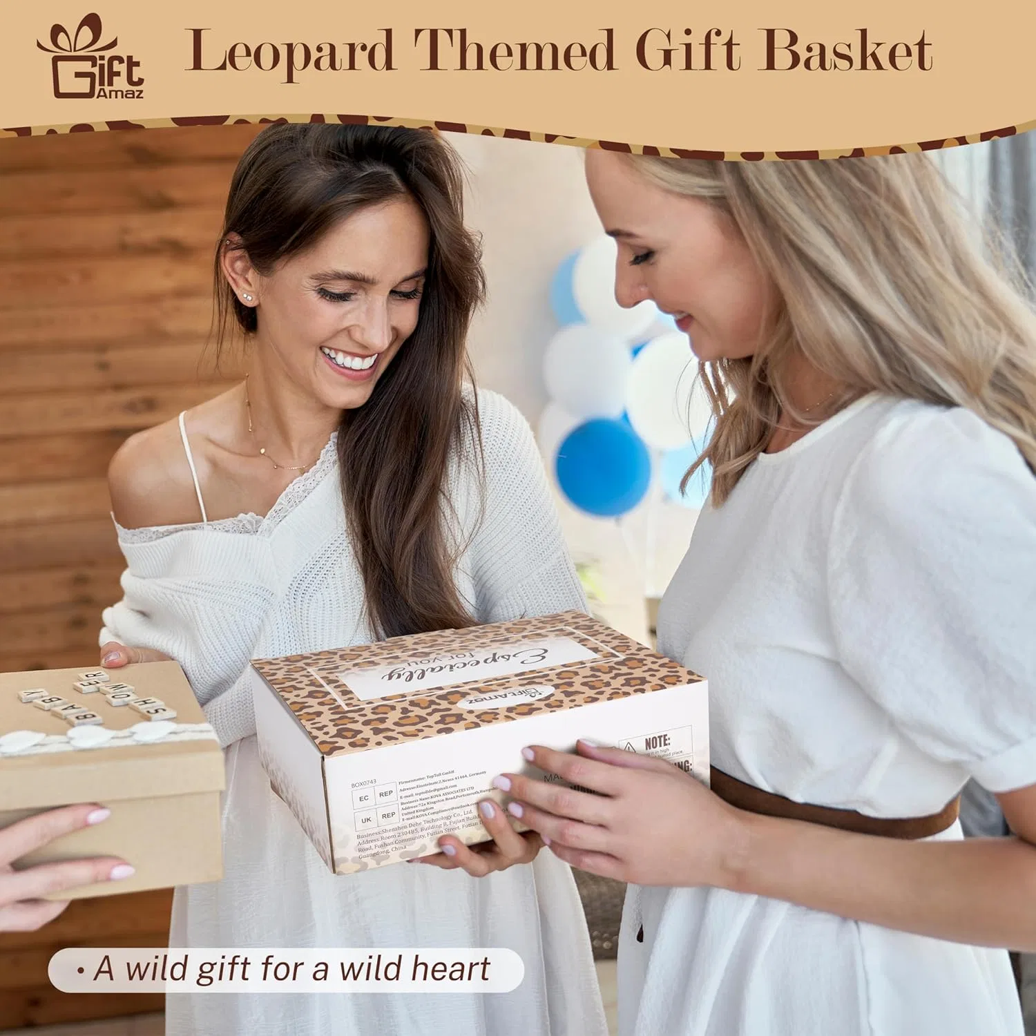 Подарочный набор GiftAmaz Leopard Print для женщин, 7 предметов Giftamaz — фото 2