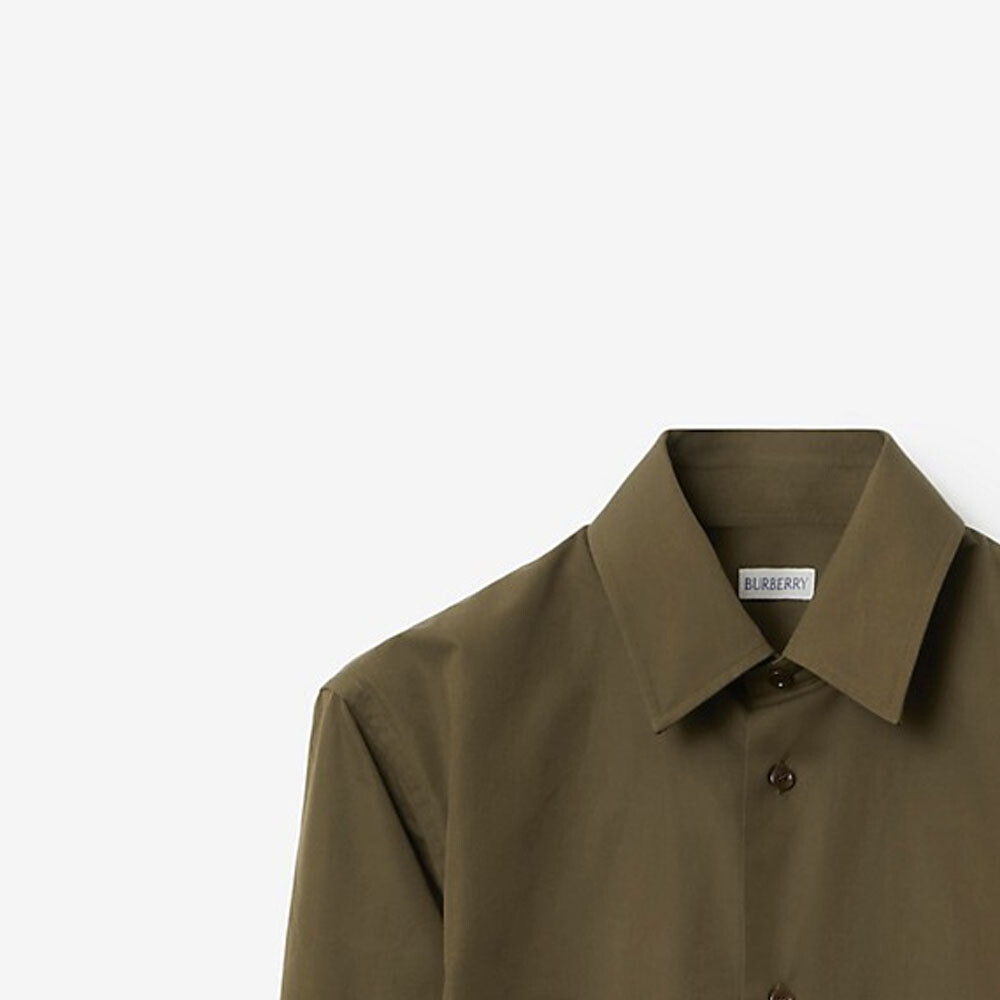 Рубашка Burberry мужская, цвет коричневый — фото 2