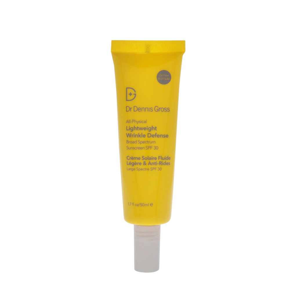 Солнцезащитный крем All Physical Lightweight Wrinkle Defense SPF 30 от Dr Dennis Gross для мужчин и женщин - 1,7 унции (50 мл) Dr. Dennis Gross, прозрачный — фото 2