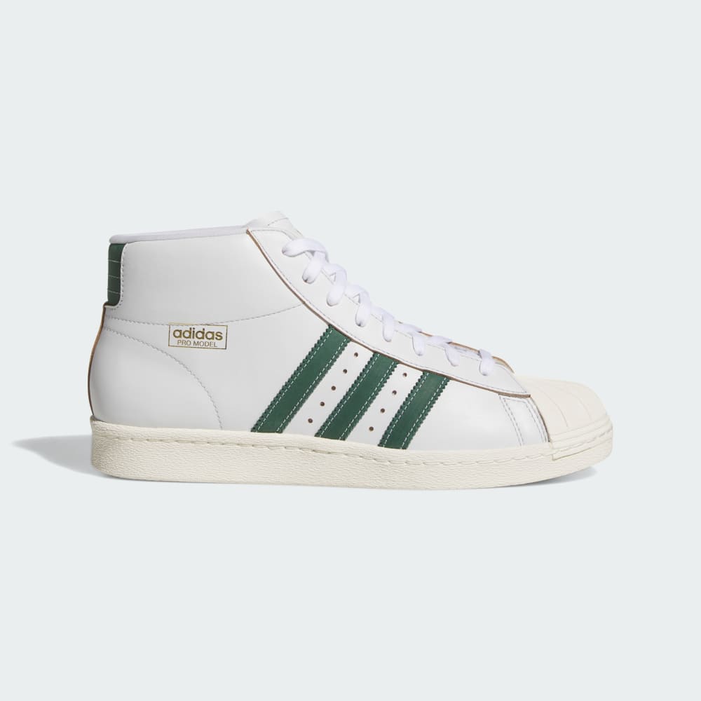 

Кроссовки Adidas Pro Model 80 ADV, цвет Crystal White/Collegiate Green/Off White