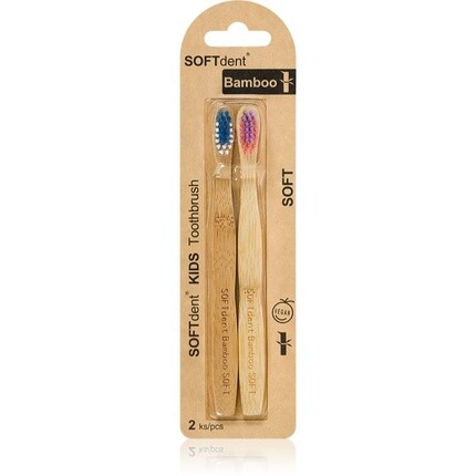 

Детская зубная щетка SOFTdent Bamboo 2 шт.