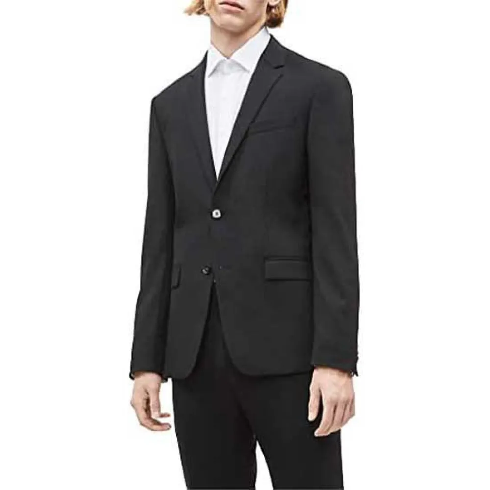 

Блейзер Calvin Klein Stretch Wool Slim Fit, черный