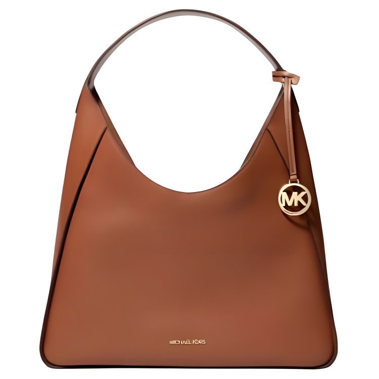 

MICHAEL KORS Кожаная сумка через плечо большая женская коричневая