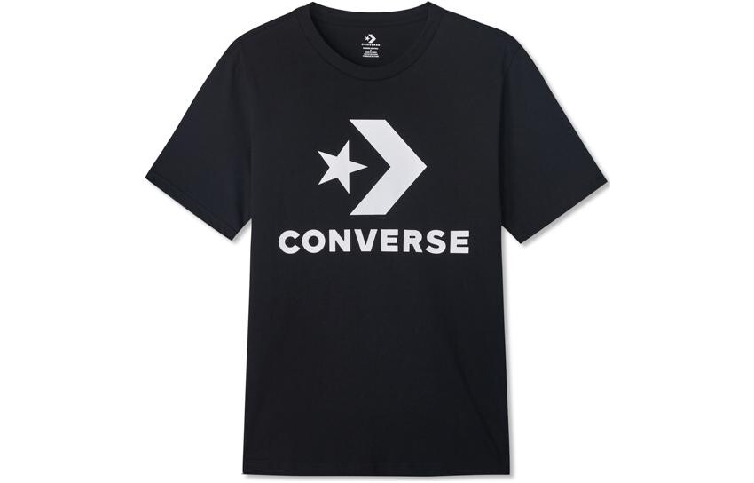 

Футболка унисекс черная Converse, черный