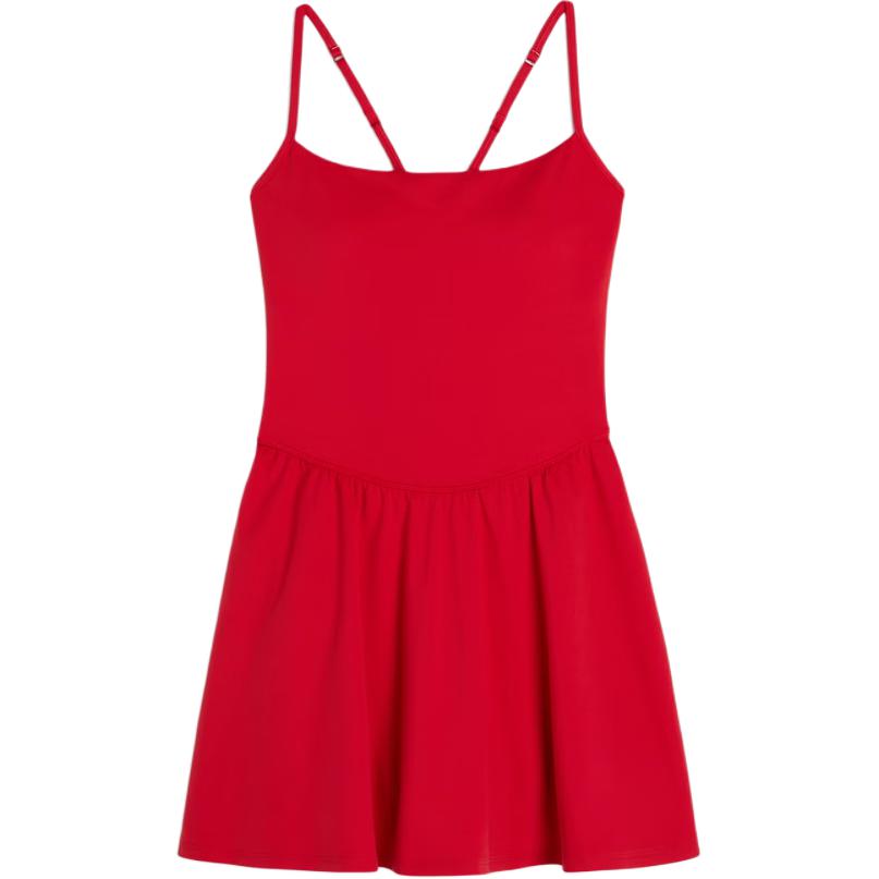 

Hollister Женское платье-комбинация красное