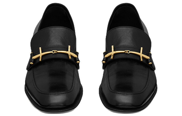 Туфли мужские Saint Laurent Solferino, черный — фото 3