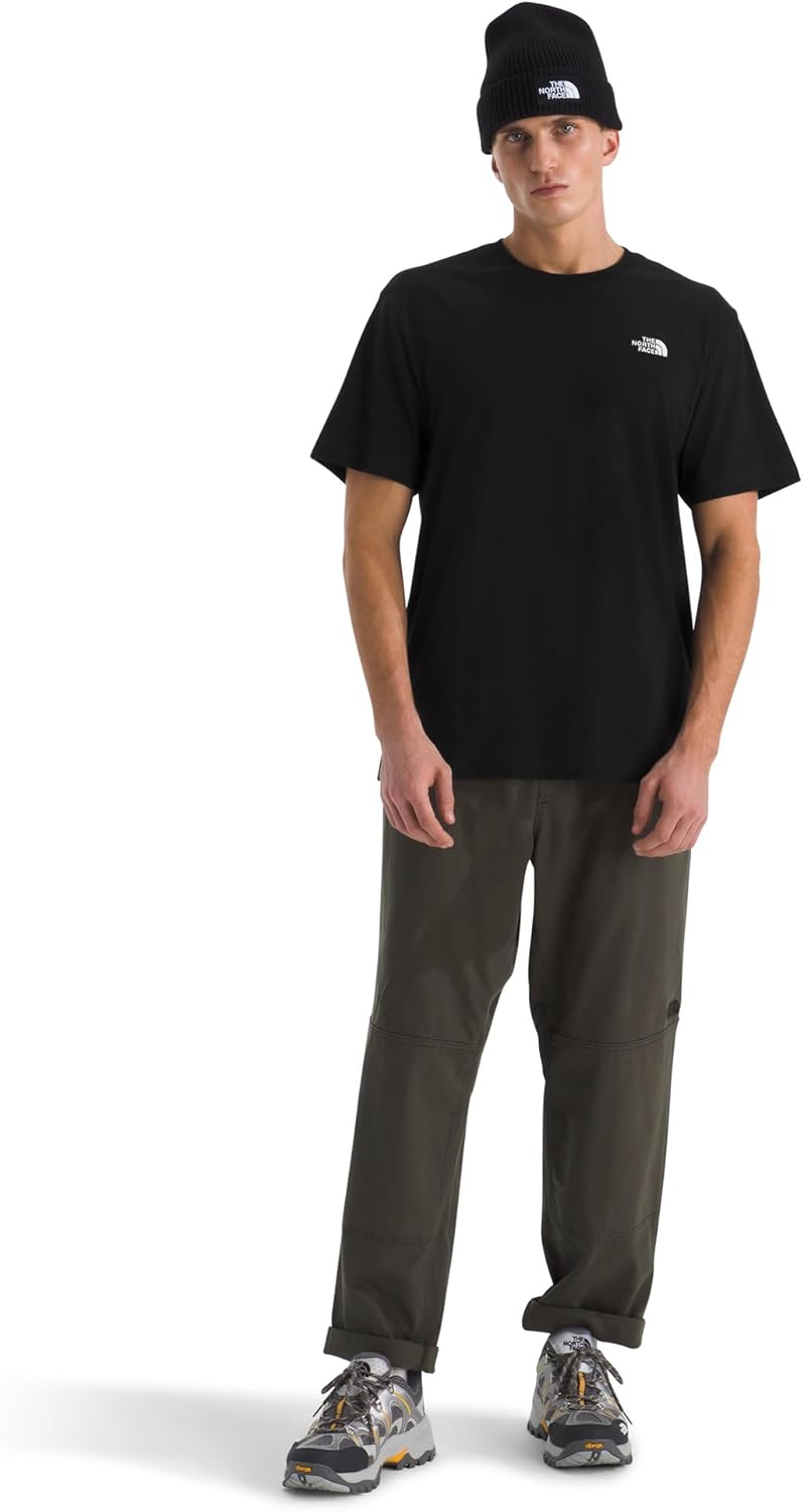 

Мужская футболка с коротким рукавом THE NORTH FACE Evolution Simple Dome (стандартный и большой размер) | Хлопковая рубашка с классическим логотипом, Tnf Black, Черный, Мужская футболка с коротким рукавом THE NORTH FACE Evolution Simple Dome (стандартный 