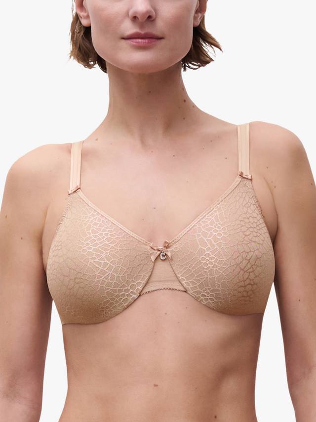 

C Magnifique Seamless Underwired Minimiser Bra Chantelle, Nude Sand