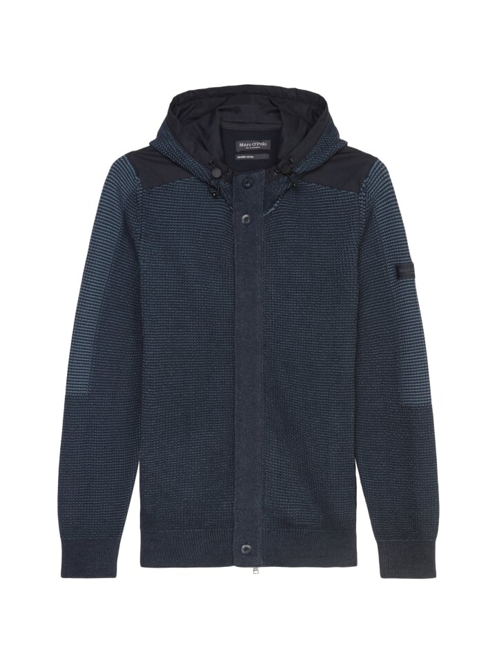 

Кардиган Marc O'Polo Kapuzen-Strickjacke regular, цвет dark navy